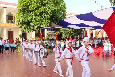 Hình ảnh lễ khai giảng năm học mới